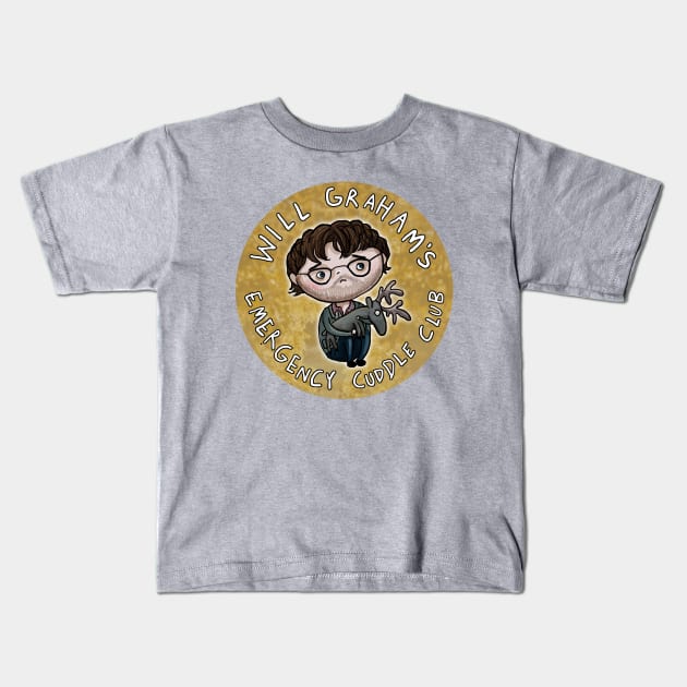 Will Graham's Emergency Cuddle Club Kids T-Shirt by FangirlQuest